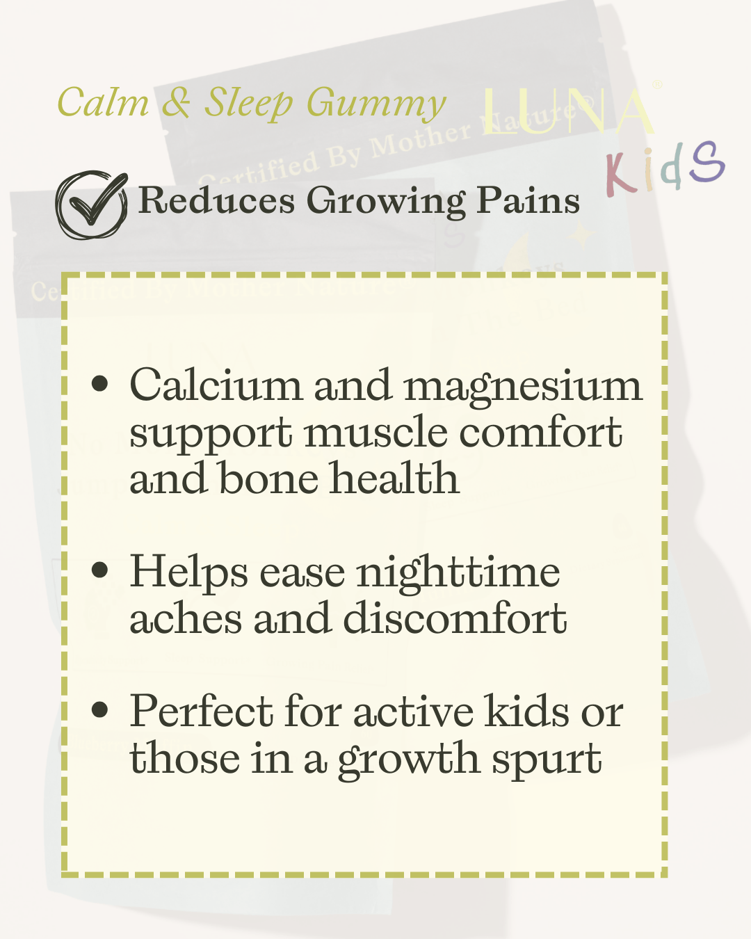 “No More Monkeys Jumpin On The Bed” Calm & Sleep Gummy – by Subluna