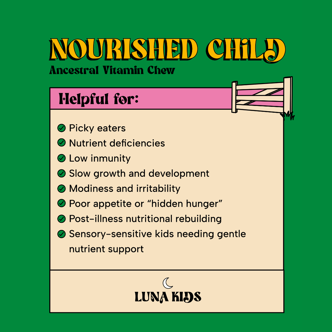 “Nourished Child” Ancestral Gummy Vitamin – by Subluna
