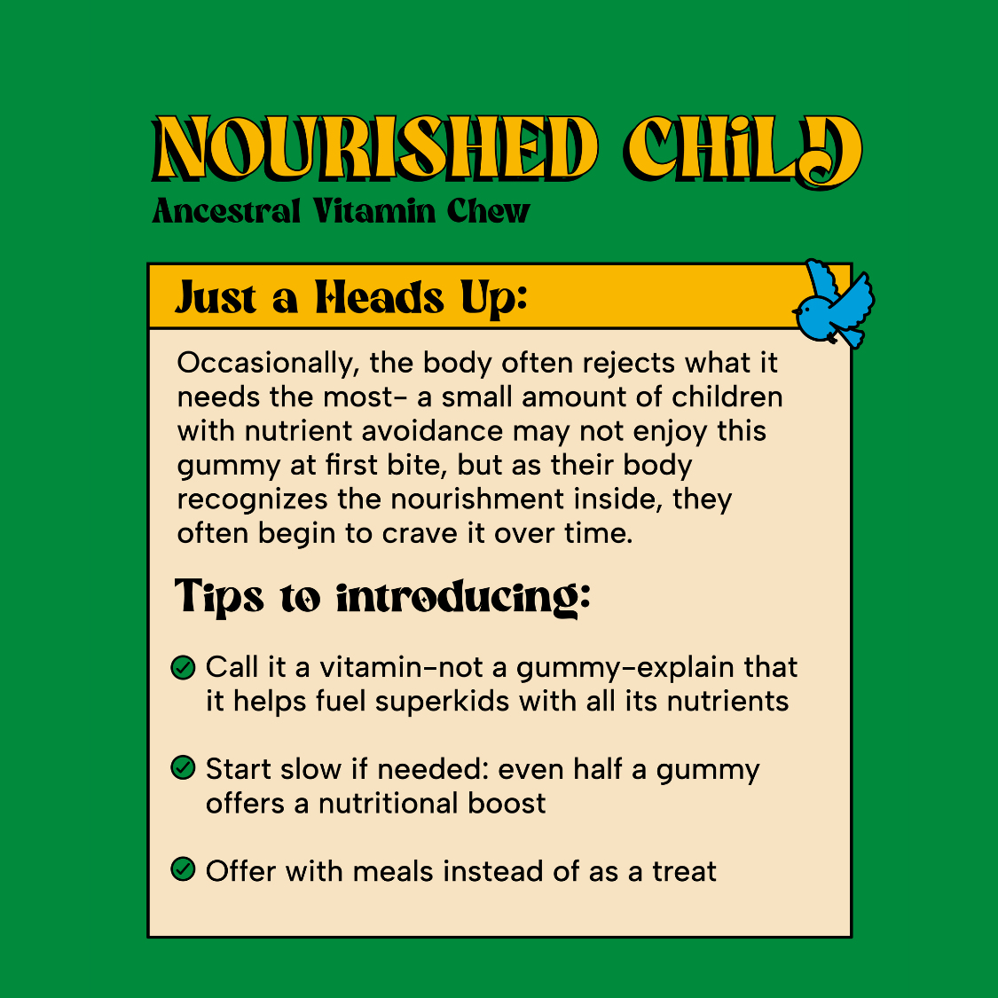 “Nourished Child” Ancestral Gummy Vitamin – by Subluna