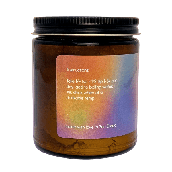 Bliss Energetics Australia blended Chinese and Ayurvedic bone-mending herbs with classic mineral tonics to try to treat the root imbalance behind tooth (bone) decay. Overall, this is a very nourishing formula that supports bones, kidney, and vitality while also removing toxic heat and aiding in absorption of minerals. The quality of the blend leans towards warming. Bliss Energetics Australia recommends taking all of their blends intuitively! The amount you need to heal will be totally unique to YOU!