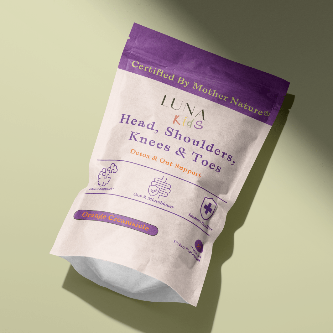Subluna Detox Gummies available in Australia – Orange Creamsicle flavour gummy vitamins for kids