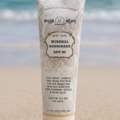 Reef Safe Vegan Mineral Face and Body Sunscreen with Tremella Mushroom
