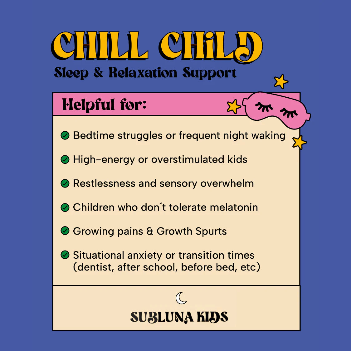 Chill Child: Calm & Sleep Gummy