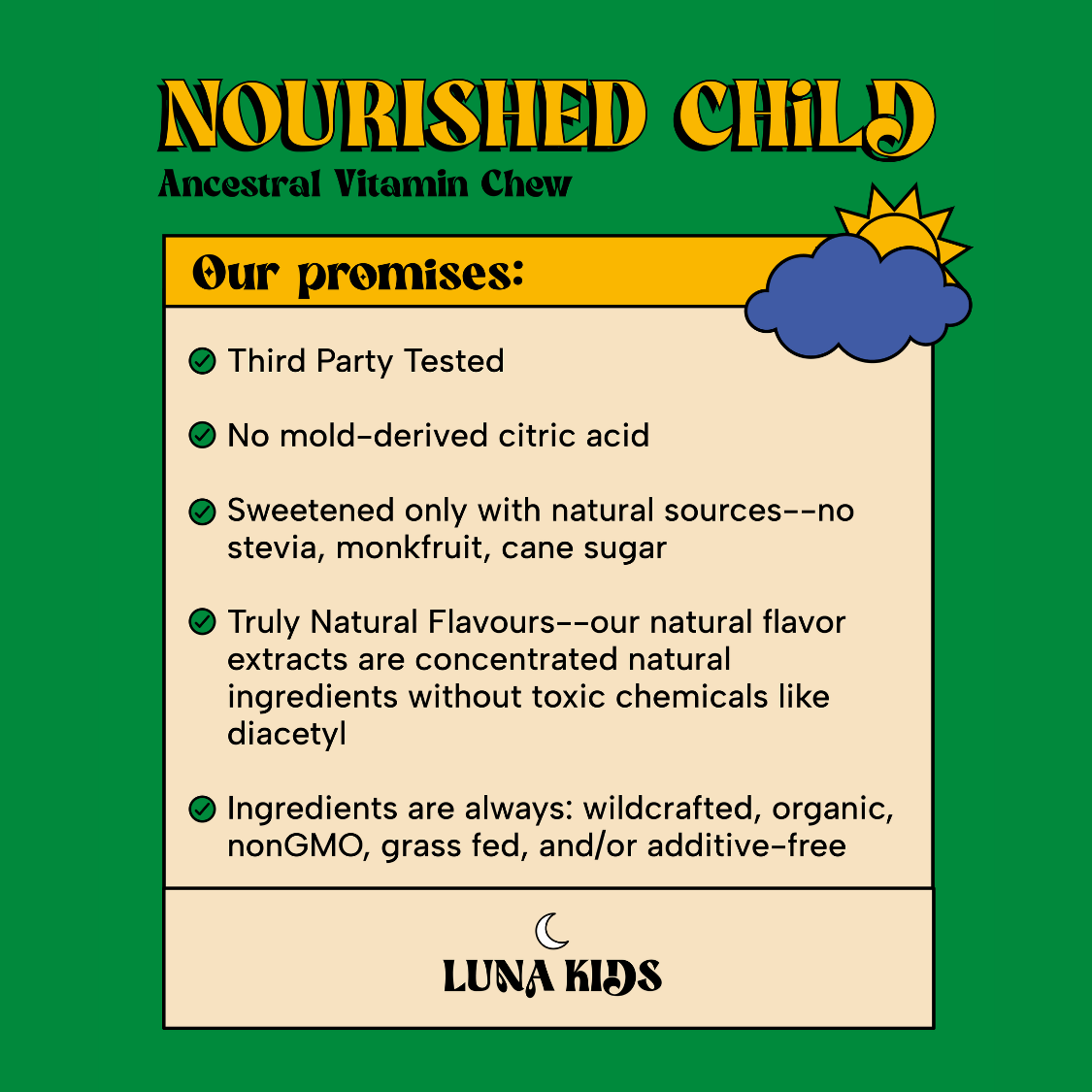 “Nourished Child” Ancestral Gummy Vitamin – by Subluna