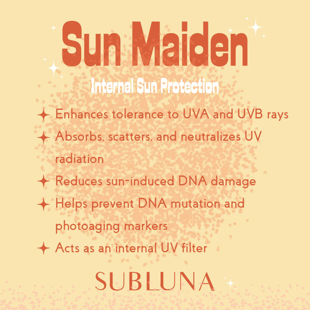 Sun Maiden Tea Powder: Skin Resilience Blend for Sun Protection & Skin Renewal