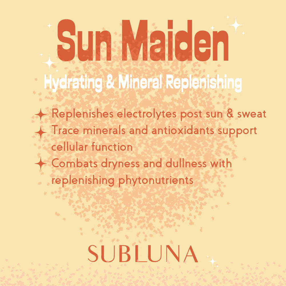Sun Maiden Tea Powder: Skin Resilience Blend for Sun Protection & Skin Renewal