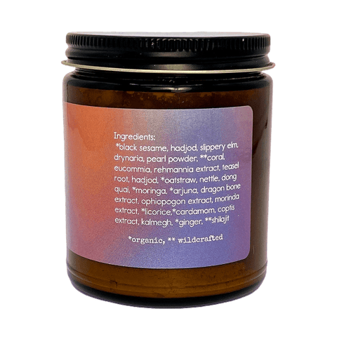 Bliss Energetics Australia blended Chinese and Ayurvedic bone-mending herbs with classic mineral tonics to try to treat the root imbalance behind tooth (bone) decay.