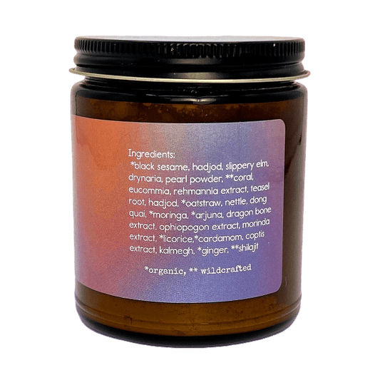 Bliss Energetics Australia blended Chinese and Ayurvedic bone-mending herbs with classic mineral tonics to try to treat the root imbalance behind tooth (bone) decay.