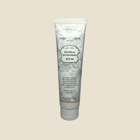 Reef Safe Vegan Mineral Face and Body Sunscreen with Tremella Mushroom
