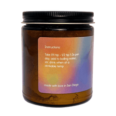 Bliss Energetics Australia blended Chinese and Ayurvedic bone-mending herbs with classic mineral tonics to try to treat the root imbalance behind tooth (bone) decay. Overall, this is a very nourishing formula that supports bones, kidney, and vitality while also removing toxic heat and aiding in absorption of minerals. The quality of the blend leans towards warming. Bliss Energetics Australia recommends taking all of their blends intuitively! The amount you need to heal will be totally unique to YOU!