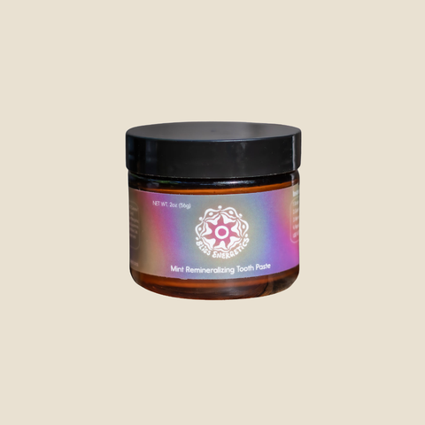 Jar of mint remineralizing toothpaste by bliss energetics now available in Australia